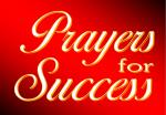 prayer for success showers